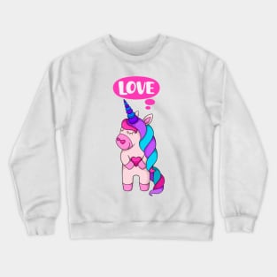 Love unicorn Crewneck Sweatshirt